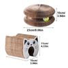 Magic Organ Kitty Kurlz Cat Toy Wear-Resistant Transformable Cat Scratcher No Crumbs Resistant To Scratching Ball Scratch Pad