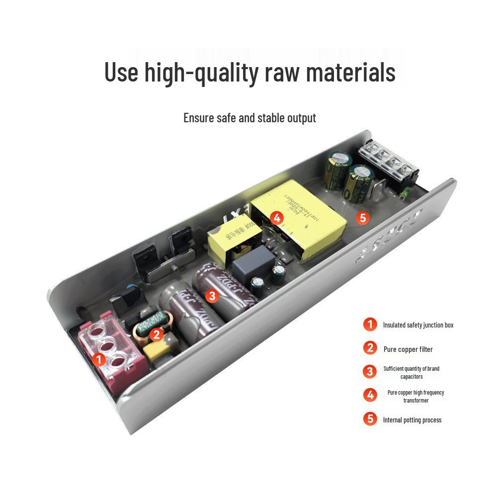 LED Strip Light Transformer 220V To 24V, 300W Soft Start Driver, Universal Constant Current Power Supply