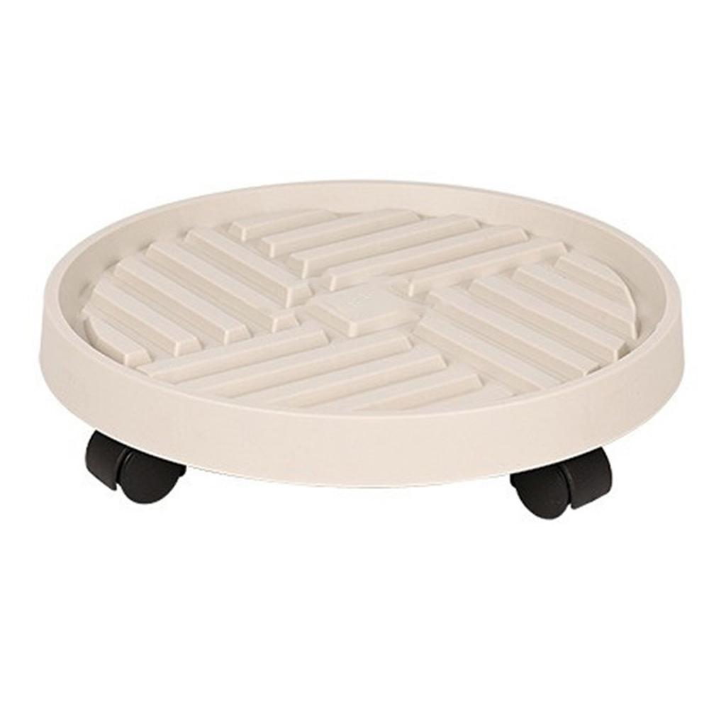 Estante con Ruedas Ventilado para Plantas Base Circular Ruedas de PU Sin Rayaduras Adecuado Para Macetas Pesadas de Jardín y Plantas en Maceta