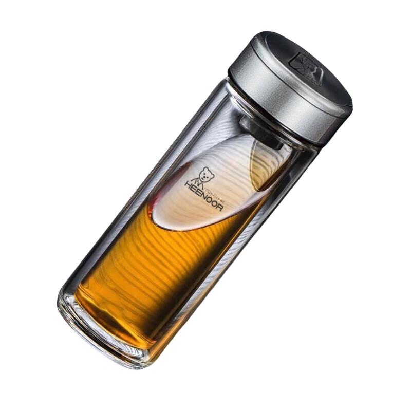 XINUO XN-9975 Double-Wall Glass Water Bottle