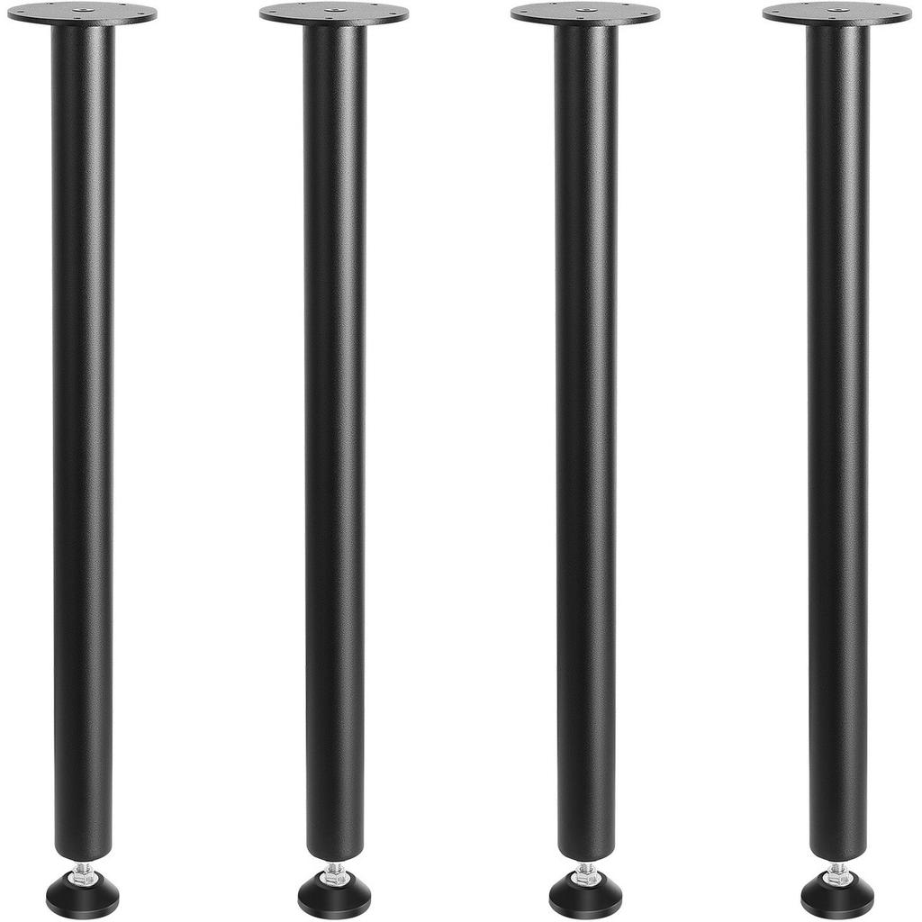 711.2MM Adjustable Desk Legs, Reinforced Steel Office Table Furniture Legs Set of 4 for DIY, 544.3KG Load Capacity Heavy Duty Desk Legs, Quick