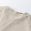 SNOOPY Men's Waffle Knit Faux Two-Piece Crewneck Sweatshirt
