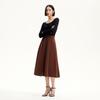 Veromoda Elegant A-Line Midi Skirt