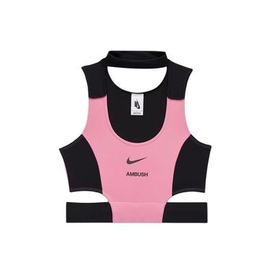Ambush Collaboration Crop Top American Retro Quick-Dry Open-Back Sports Tank Women Tops Pink CW7994-693