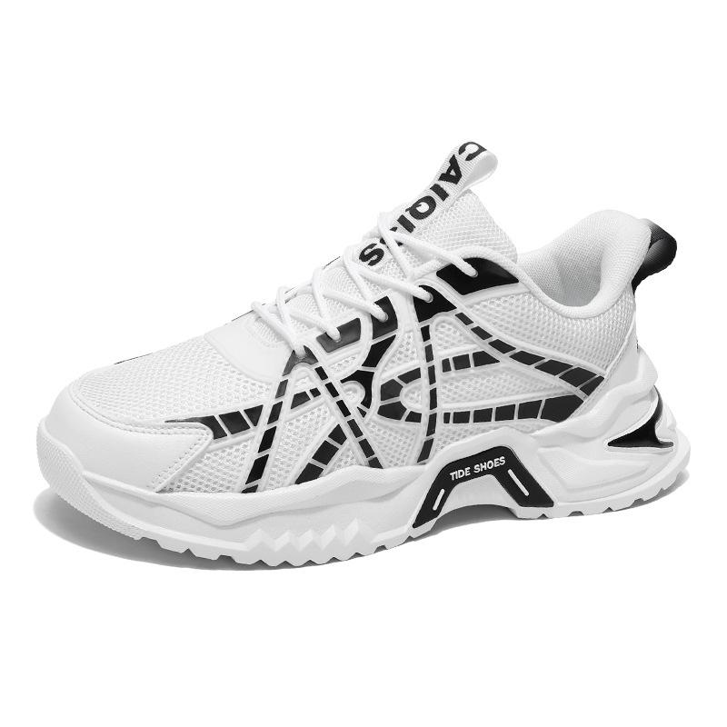 Autumn men's shoes new breathable mesh platform outdoor sports shoes youth versatile casual running shoes