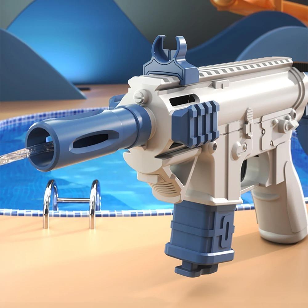 HUIQIBAO 2025 M416 Manual Water Gun Rifle Shooting Toy Summer Outdoor Play Water Sports Beach Toys For Boys Adults Gift