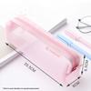 Mesh Pencil Case Large Capacity Pencil Pouch Transparent Multifunction Pencil Bag Organizer Office School Supplies Stationery