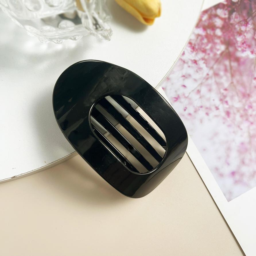 

Модная овальная заколка-краб для волос для женщин, новый дизайн, леопардовый, изогнутый, плоский, для укладки, акриловый, геометрический, аксессуары