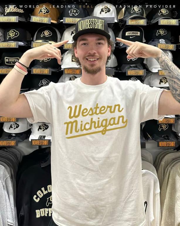 Western Michigan Throwback Script shirt Unisex T-Shirt M
