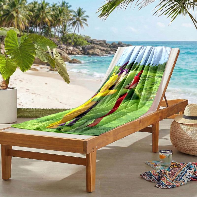 Teletubbies Fashion Beach Towel: Ideal for Summer Adventures Soft, absorbent and quick drying suitable for swimming and bathing