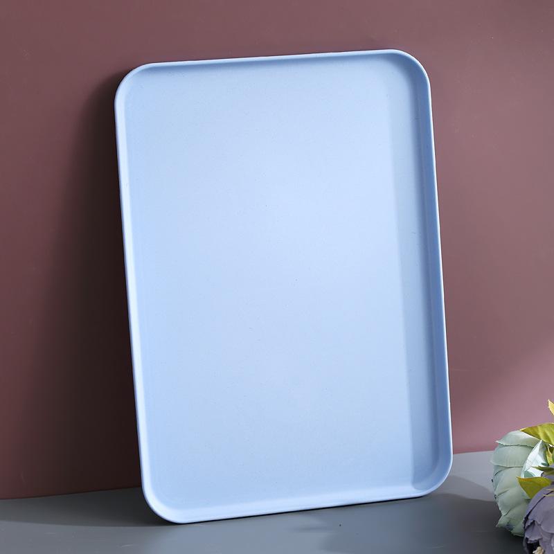 Tea Tray Living Room Cup Tea Cup Tray Household Rectangular Water Cup Tea Cup Tray Fruit Tray Nordic Plastic
