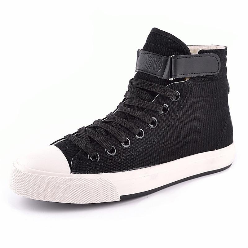 Herren Canvas Schuhe 2025 Neue High Top Mode Freizeitschuhe für Herren Klassiker Cool Street Lauf-Skateboardschuhe Schnür-Sneakers