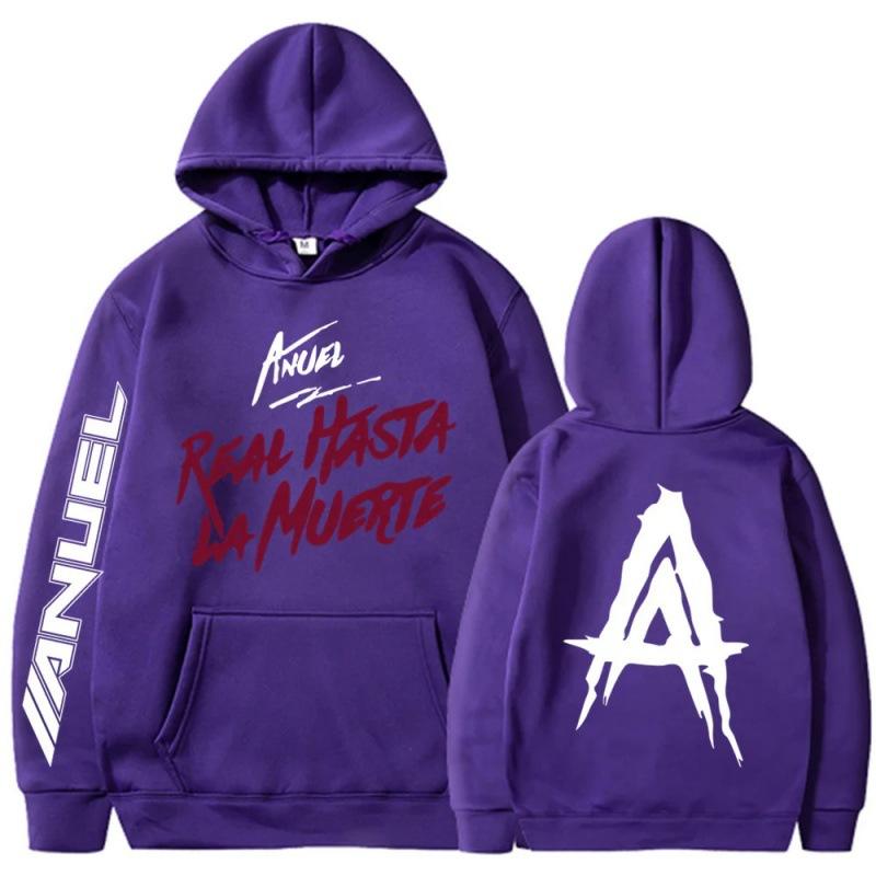 New Anuel AA Printed Hoodies Sweatshirt