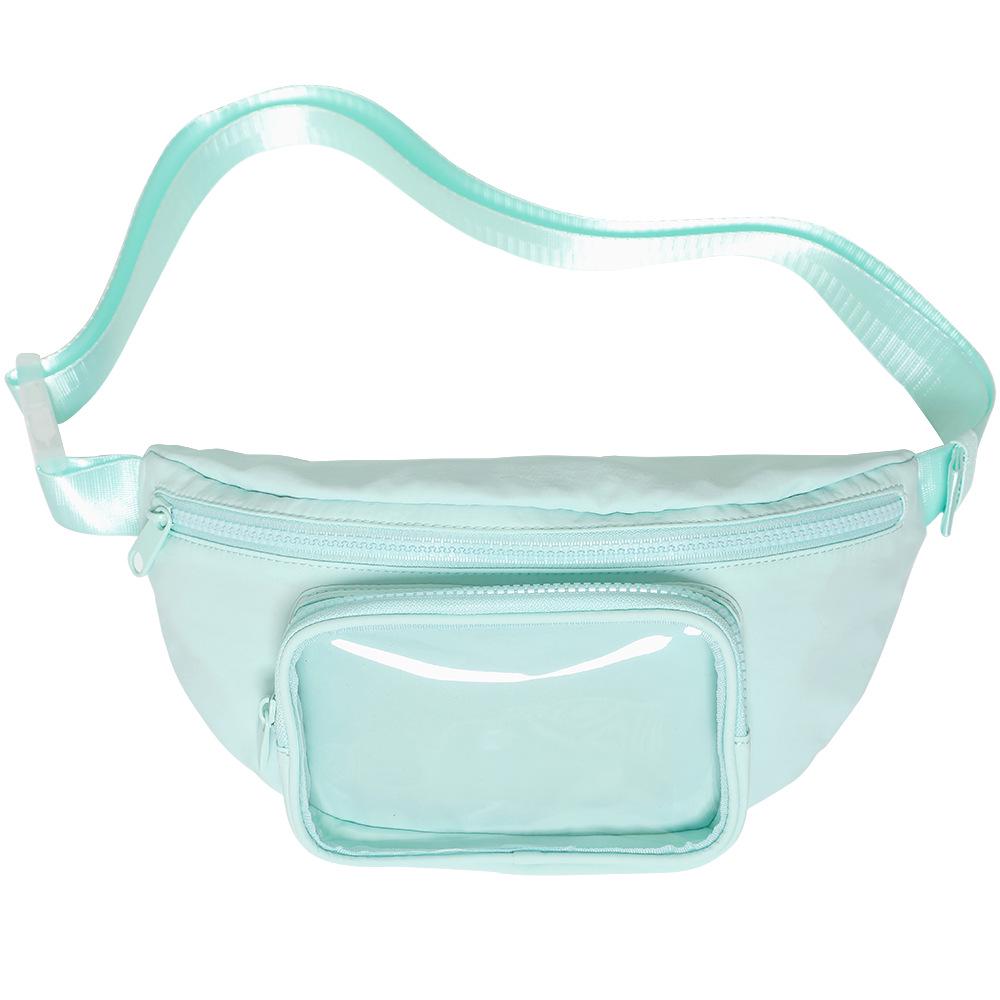 2025 Spring/Summer Transparent Lightweight Nylon Unisex Chest Bag & Waist Bag