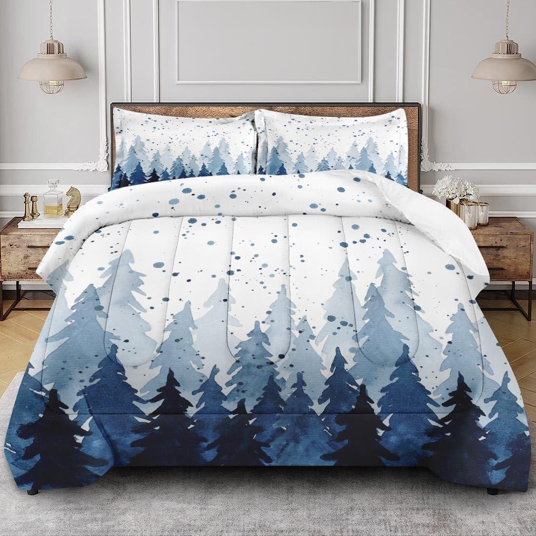 

Fashion City Scenery Bedding Set Tropical Forest Plant Duvet Cover Set Pillowcases Soft Queen King Size Kids Adult Birthday Gift 2pcsEuSingle 135x200