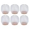 40PCS Chair Leg Protector Thickened Silicone Table Leg Cover Transparent Non Slip Furniture Leg Protector