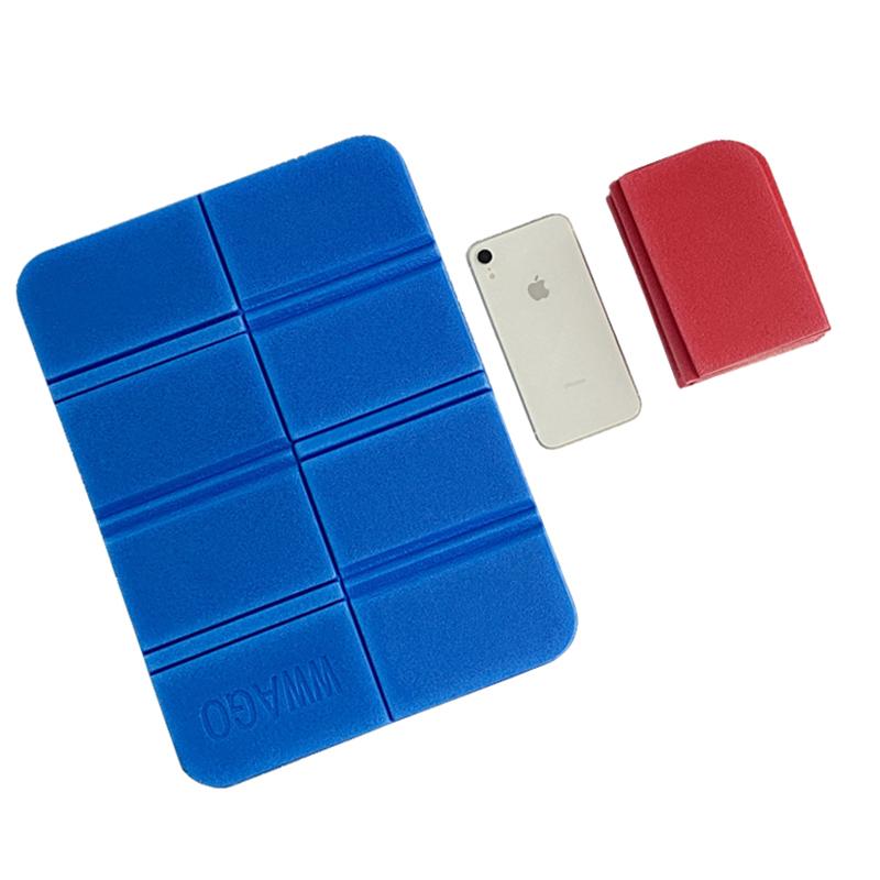 WWAGO Folding Anti-Moisture Mat Outdoor Portable Insulation Anti-Moisture Mat Hiking Seat Mat Xpe Foam Moisture-Proof Butt Mat