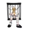 Cage Skull Ghost Halloween Venue Decoration Room Escape Thriller Haunted House Venue Props