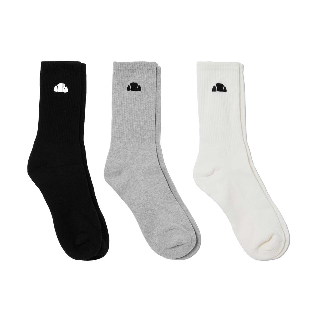 Ellesse Unisex Adult Alacre Crew Socks (Pack of 3)