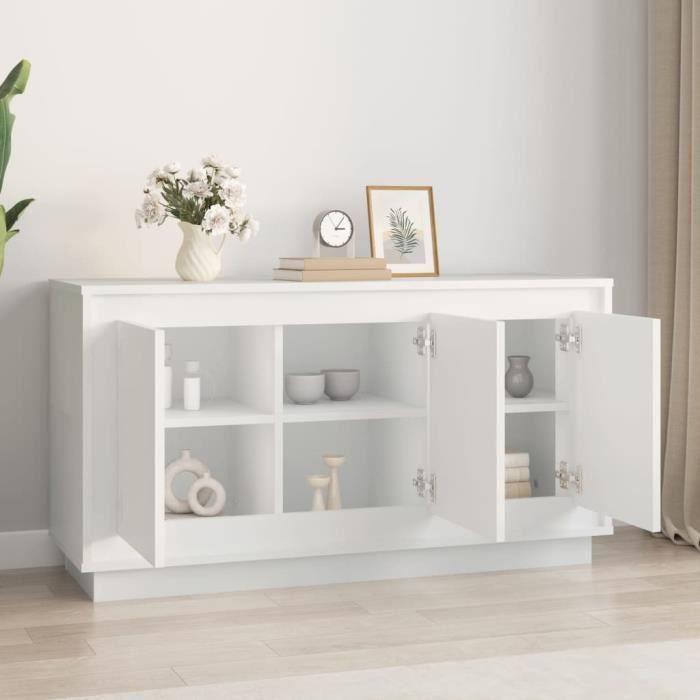 VidaXL Buffet White 102x35x55 Cm Engineered Wood 831885
