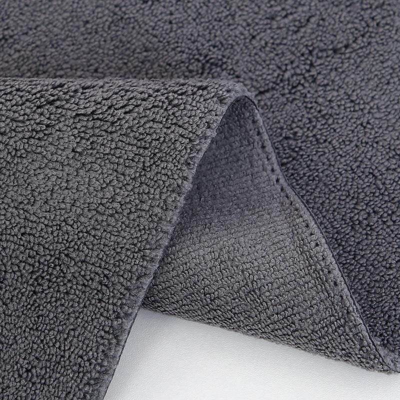 Premium Warp Knit High/Low Pile Non-Scratch Car Wash Towel for Water Absorption & Interior Cleaning
