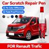 Fordon för exklusiv användning För RENAULT TRAFIC Bilfärg Reparationspenna Färgskrap Reparations Tillbehör Carmen Röd Glaciär Vit Ur