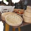 Dimsum Holz Gemüse Abdeckung Brötchen Herstellung Kochgeschirr Kochkorb Korb Bambus Dampfgarer Küchenwerkzeug