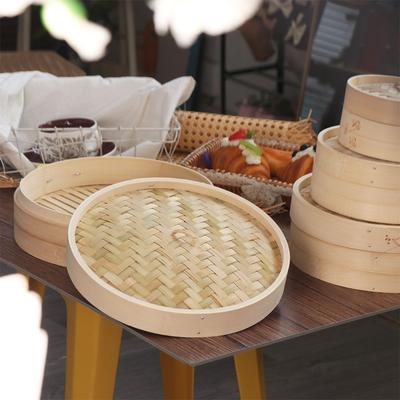 Couverture en bois pour Dim Sum Légumes Fabrication de Buns Ustensile de Cuisine Panier de Cuisson Cage Panier Vapeur Bambou Outil de Cuisine
