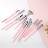 12PCS Lidschatten Make-Up Pinsel Blending Augenbrauen Pinsel Eyeliner pinsel Wolle Haar Kleine Fan Pinsel Kosmetische Werkzeug