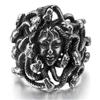Men's Jewelry Vintage Snake Head Medusa Ring