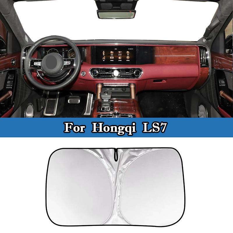

For Hongqi H5 H6 H9 HS5 E-HS9 HQ9 HS3 HS7 Car Windshield Sunshade Cover Front Window Sunshade Interior UV Protection Accessories