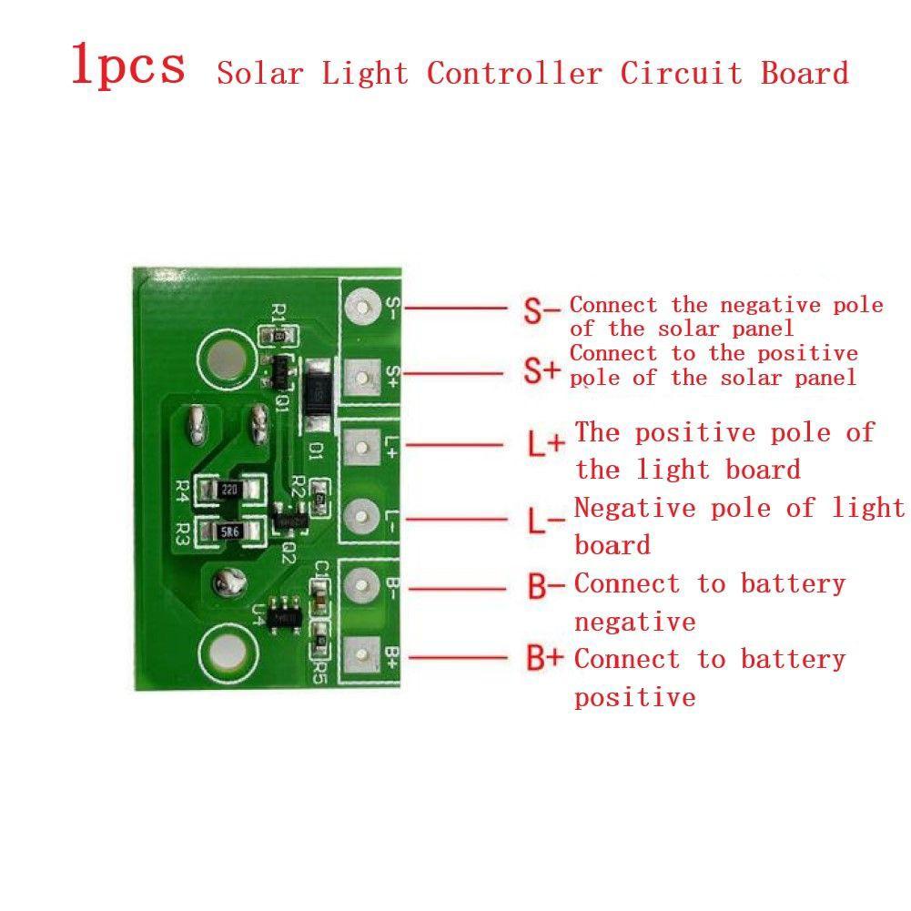 Solar Lamp Controller Module Control Circuit Board Solar Lawn Light Accessories