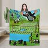 Czech Cartoon Krtek Mole Blanket Quality Warm Soft  Bedding Throws Winter Plane Travel Home Decor Graphic Bedspread