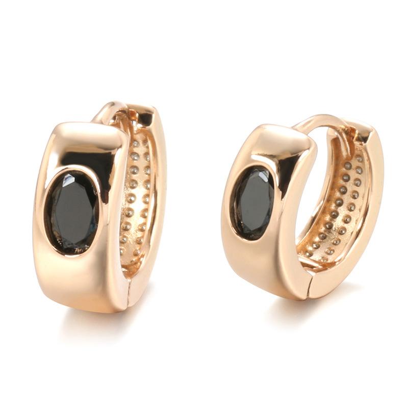 Earrings Copper Plated Real Gold Trend Temperament Women s Earrings Accessories