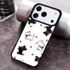 Westie Scottie Scottish Terrier Phone Case For iPhone 17,16e,15,14,13,12,11,Mini,Pro,MAX soft Silicone Cover