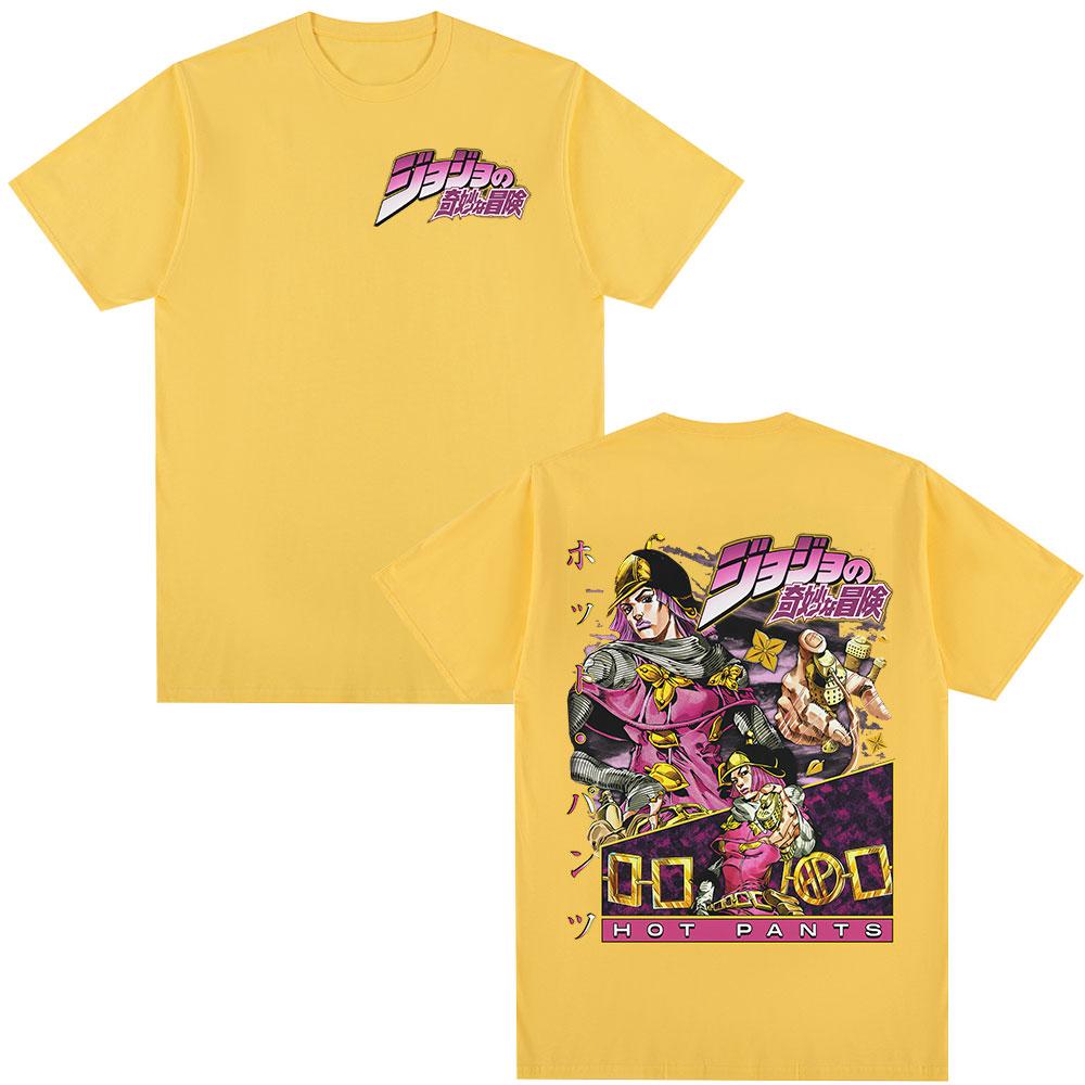

2026 Anime JoJo Bizarre Adventure Tshirt STEEL BALL RUN Hot Unisexga Graphic Tees Unisex Women Casual Fashion Parentchild T Shirt S