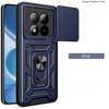 Slide Lens Armor Funda for Xiaomi Redmi Note 15 Pro Plus 5G China Case for Redmi Note 15 Pro 5G Case Magnetic Ring Stand Cove