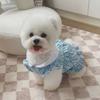 Cotton Pet Summer Princess Skirt Cute Cat Floral Dress Comfortable Pet Vest  Kittens