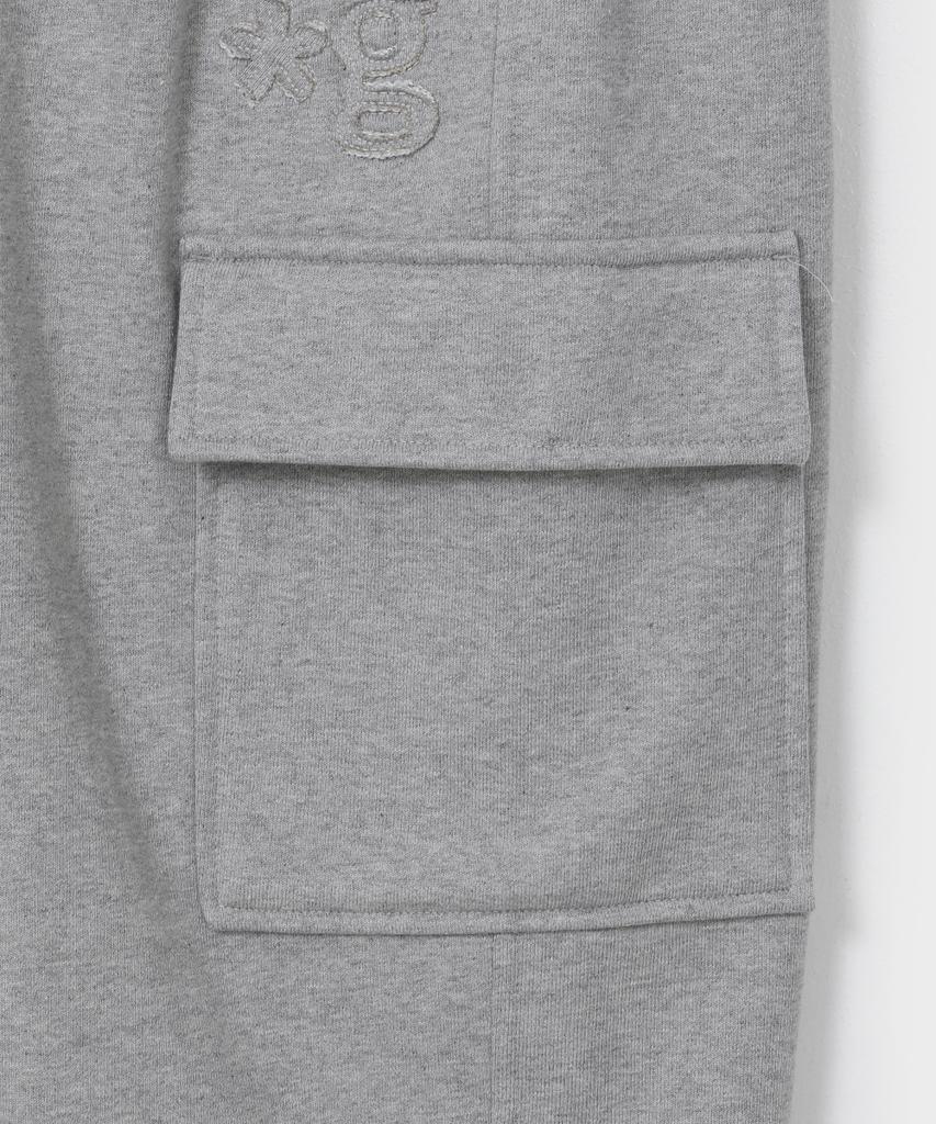 Geulleondeun Cargo Sweatpants (Melange Grey)