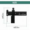 Medikichi Compact Parallel Scribe for Plastic Model Making, Detailing, Adjustable Width, Straight Lines