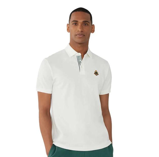 

Hackett Heritage Wvn Trim поло с короткими рукавами M