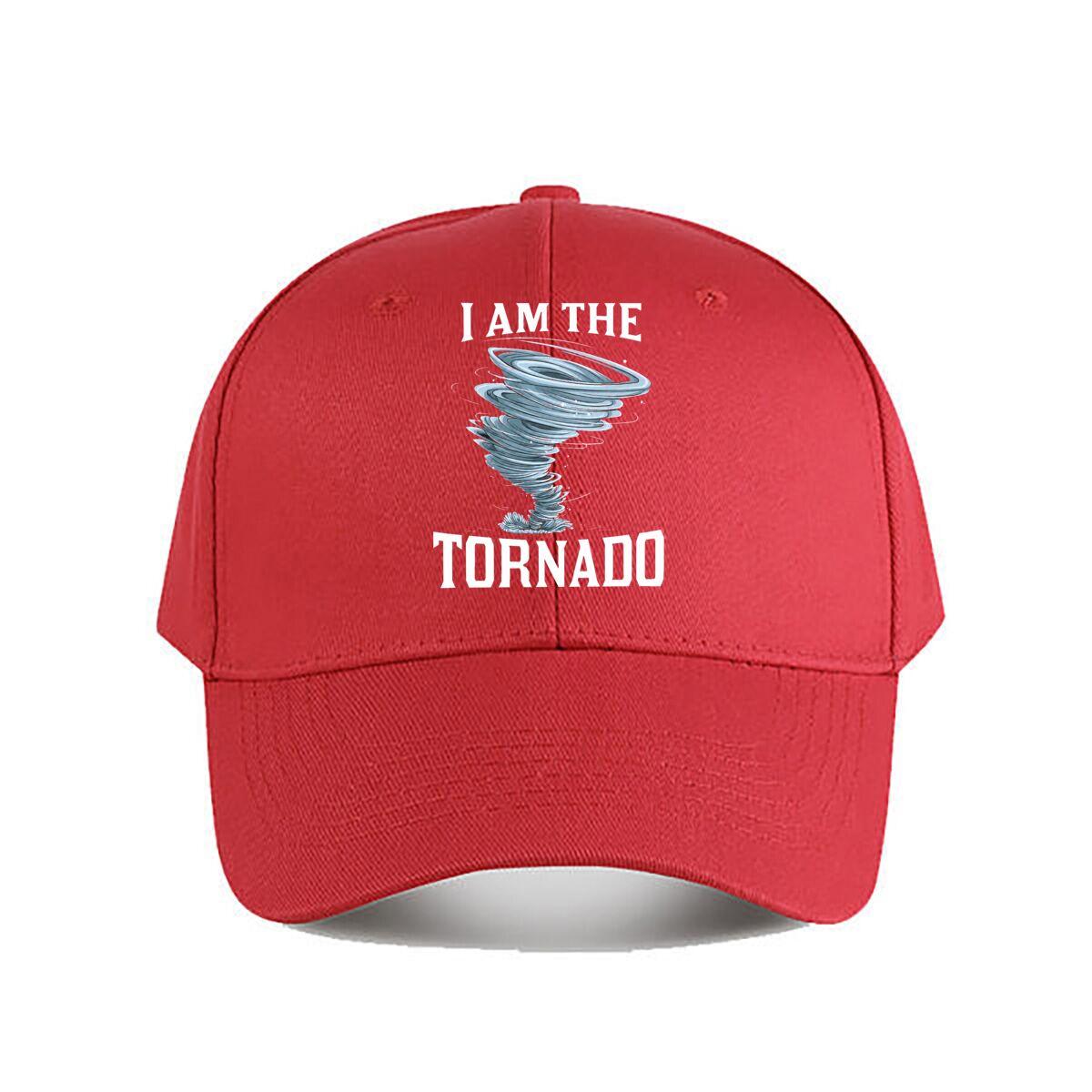 Tornado Storm Twister Meteorologist Whimsical Graphic Baseball Cap Fashion Unisex Sunhat Womens Outdoor Sports One Size