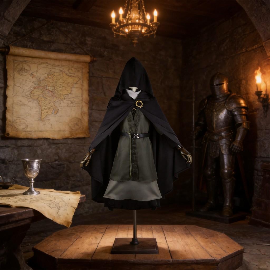 Elden Ring Melina Cosplay Kostuum Met Brandwerend Stof Voor Anime Conventies