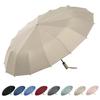 Folding Automatic Opening and Super Suitable for Both Sunny and Rainy UV Large Size 16-rib Umbrella, One-touch Closing, Windproof, Water-repellent,