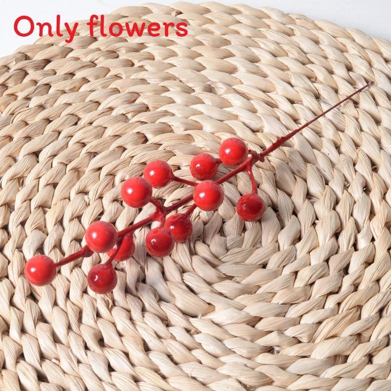 Ilex Simulation Chinensis Berries Fortune Fruit Ginkgo Flower Artificial