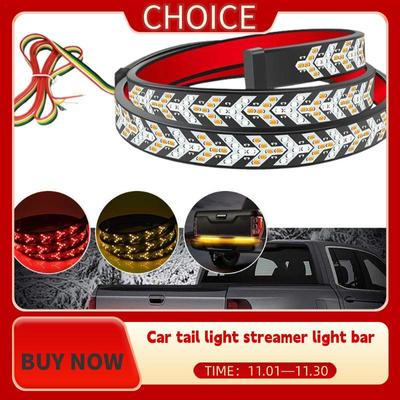 Araba LED Bagaj Kapağı Işığı Geri Vites Kırmızı Yanan LED Kamyon Bagaj Kapağı Işık Barı Fren Sinyalleri Sinyal lambası 12V 24V