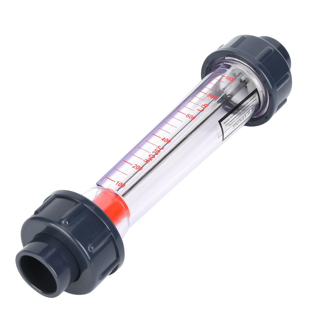 LZS 20(D) Plastic Tube Type Liquid Flowmeter High Accuracy Water Flowmeter 100 1000L H