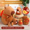 Capybara Toy Plush Cartoon Cute Stuffed Doll Room Decoration Kid Holiday Gift
