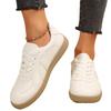 Retro Dexun Women's Shoes 2025 New Summer Flat-bottomed Wear-resistant Little White Sports and Leisure Forrest Gump Shoes Lace-up Board Shoes