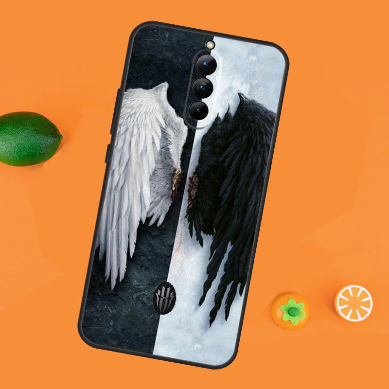 Angel Wings Painting Case For ZTE Nubia Red Magic 11 10S 9S 8S 8 9 10 Pro Plus 6 7 6S 7S Pro RedMagic 10 Air Cover